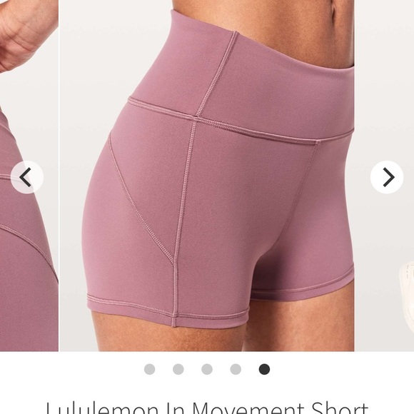 lululemon athletica Pants - RARE Lululemon In Movement Shorts in Figue